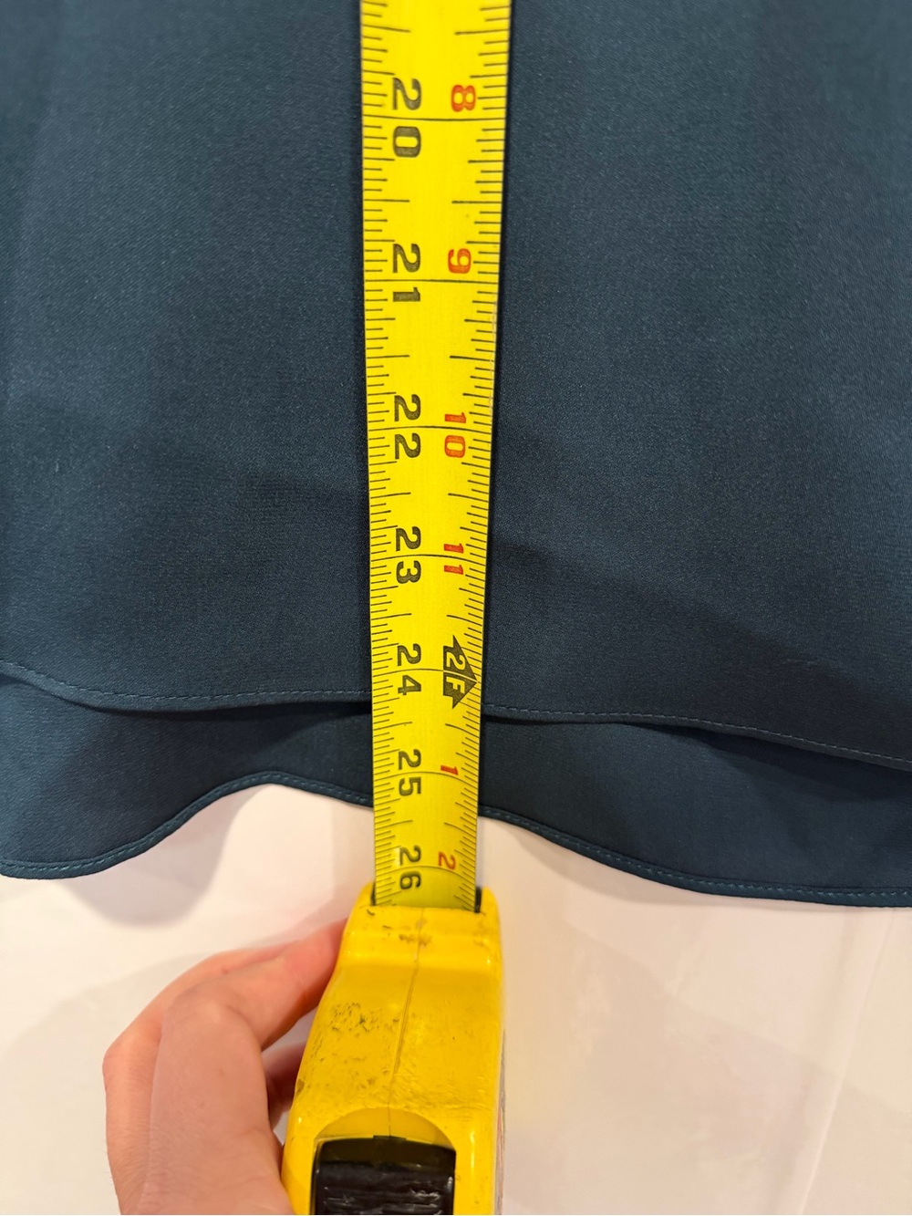 Milly 92% Silk Teal V-Neck Short Sleeve Blouse - Picture 3 of 6
